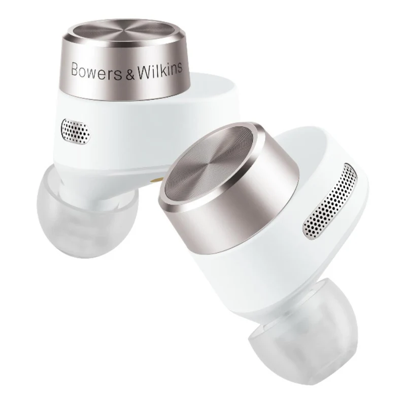 B&W PI5 cuffie in-ear true wireless hifi WHITE con Bluetooth aptX