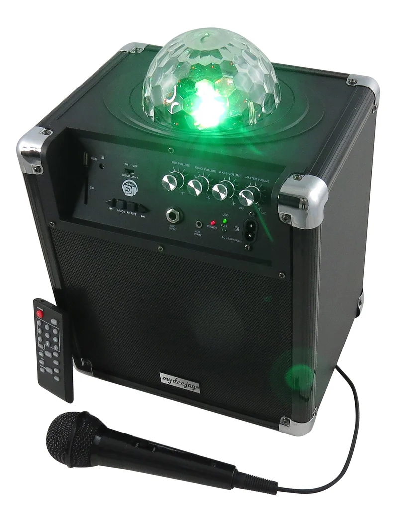 KARMA SOUND MAGIC Diffusore a batterie con effetto luce 60W