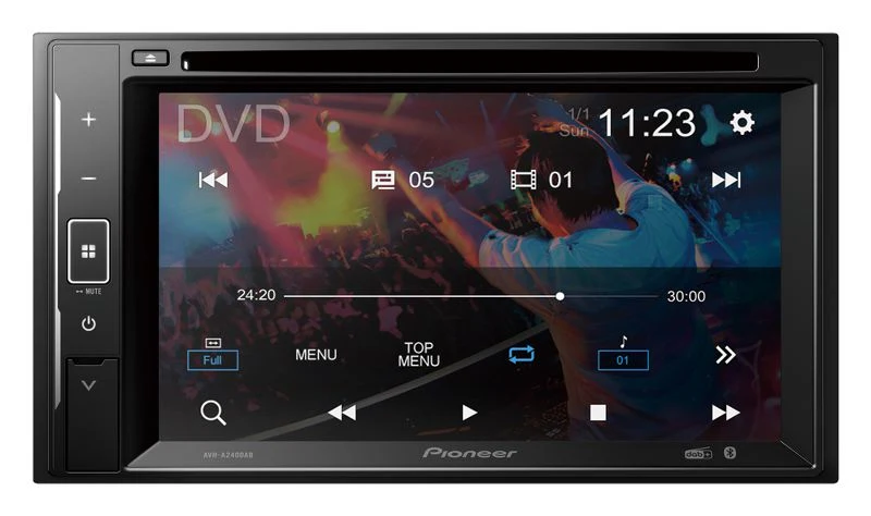 Pioneer AVH-A240DAB autoradio 2 DIN lettore CD/DVD da 6,2", DAB+, USB