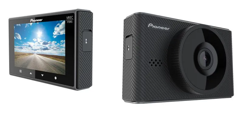 Pioneer VREC-170RS Dashcam Full HD, 30 fps, Visione 129° GPS, Display da 3" GPS