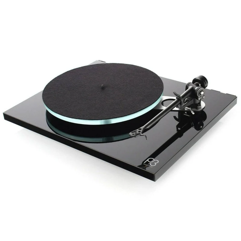 REGA Planar 3 NERO Giradischi con piatto in vetro 12mm, braccio RB330 cavo REGA e motore 24V