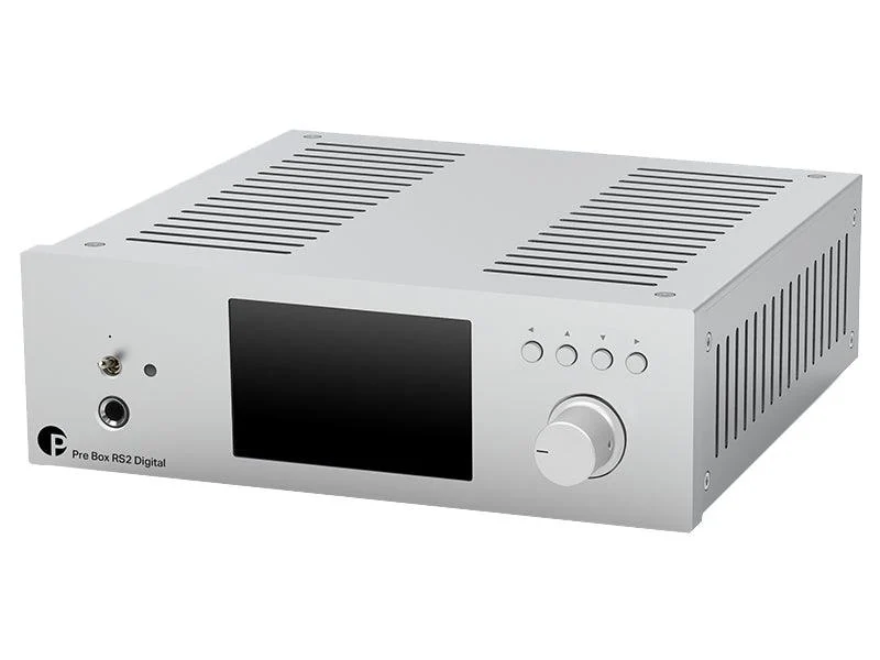 Pro-ject PRE BOX RS2 DIGITAL Silver Preamplificatore/Convertitore high-end. Circuitazione Dual Mono bilanciata. Componentistica selezionata.