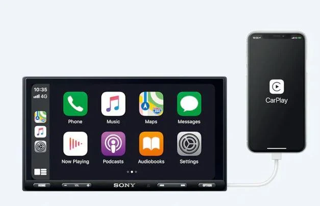 SONY XAV-AX5550ANT autoadio 2 DIN con Bluetooth, Apple Car Play, Android Auto, Weblink 2.0