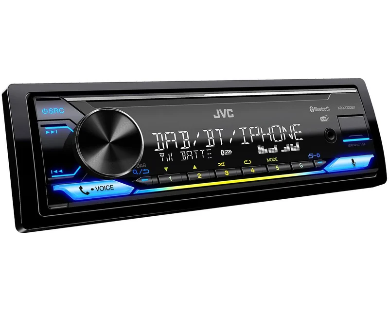 JVC KD-X472DBT autoradio 1 DIN con Amazon Alexa / DAB+ / USB / ingresso AUX / FLAC / EQ a 13 bande
