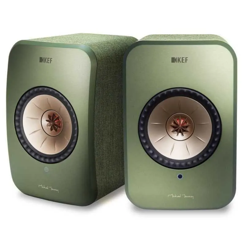 KEF LSX wireless GREEN - SIGNATURE sistema altoparlanti attivi hifi multiroom bluetooth e wifi