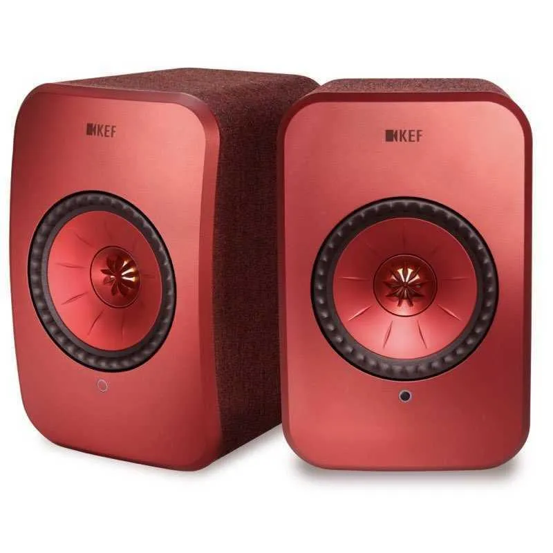 KEF LSX wireless RED sistema altoparlanti attivi hifi multiroom bluetooth e wifi