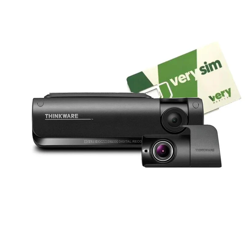 THINKWARE T700 BUNDLE + SIM Dashcam T700 + Dashcam posteriore con connettività 4G LTE Intregrata (controllo da remoto)