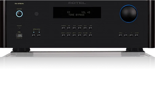 Rotel RA-1572 MKII BLACK amplificatore integrato hifi 120W, DAC 32 bit/384 kHz, MQA