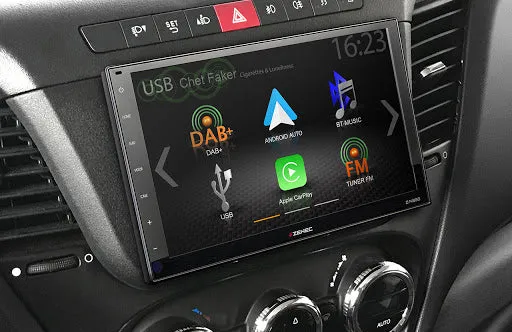 ZENEC Z-N966 autoradio 2 DIN da 9", Apple CarPlay e Android Auto, 3 ingressi camera