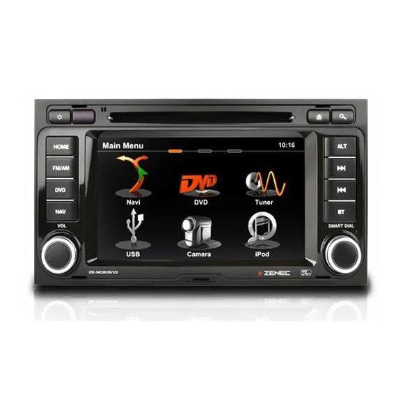 Zenec ZE-NC2051D Autoradio 2 DIN per VW T5 Multivan custom fit con GPS