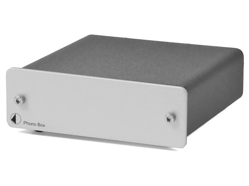 Pro-Ject Phono Box DC SILVER Stadio fono MM/MC di alta qualità Serie Box Design