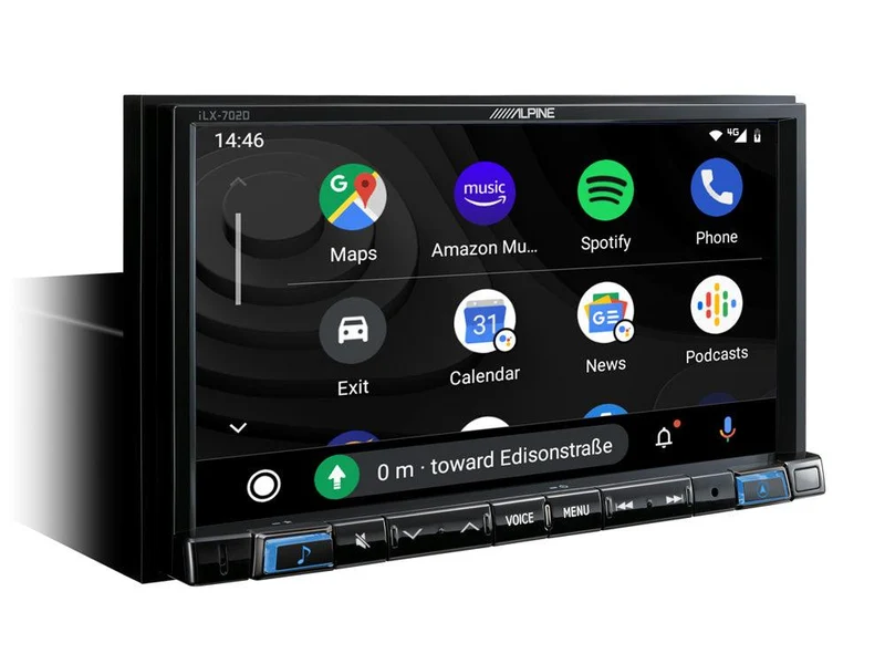 Alpine iLX-702DU autoradio 2 DIN per Fiat Ducato 3, Citroën Jumper 2 e Peugeot Boxer 2