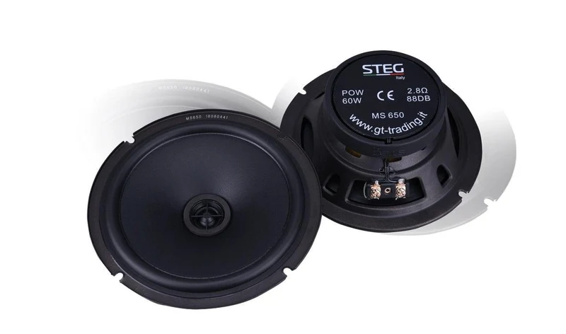 STEG MS 650 coppia altoparlanti per auto coassiali da 165mm alta efficienza