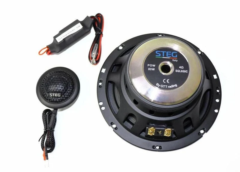 STEG SQL 650C sistema altoparlanti per auto 2 vie da 165mm Alta Efficienza SQ