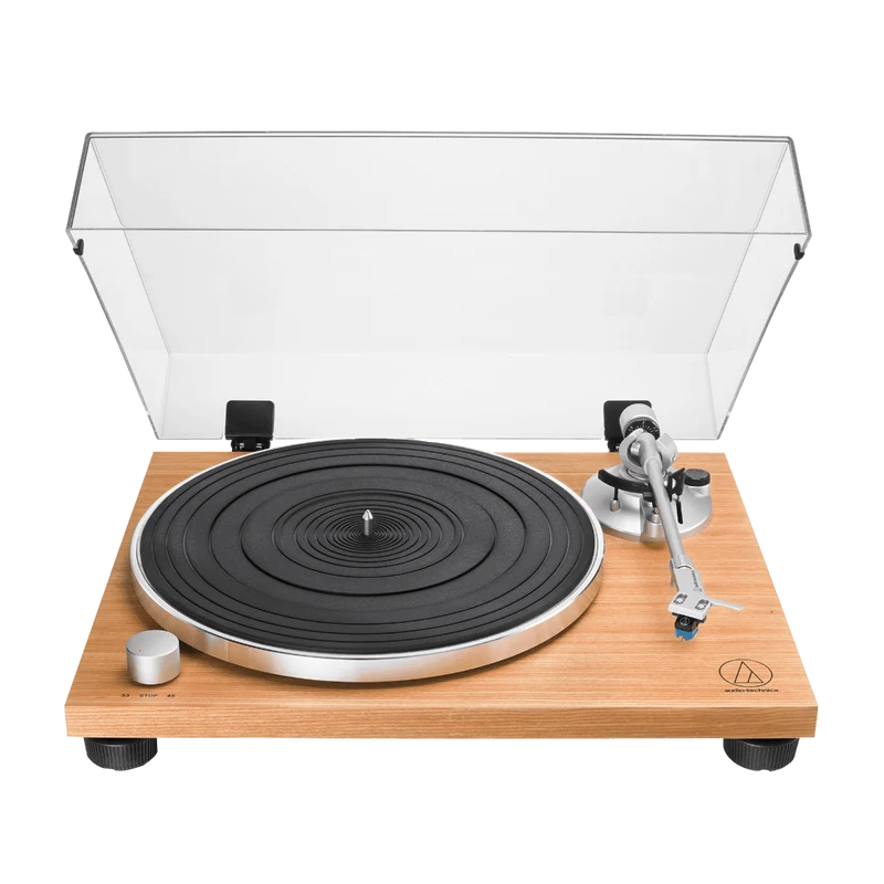 Audio Technica AT-LPW30 giradischi hifi stadio PHONO e LINE 33/45 giri colore TEAK