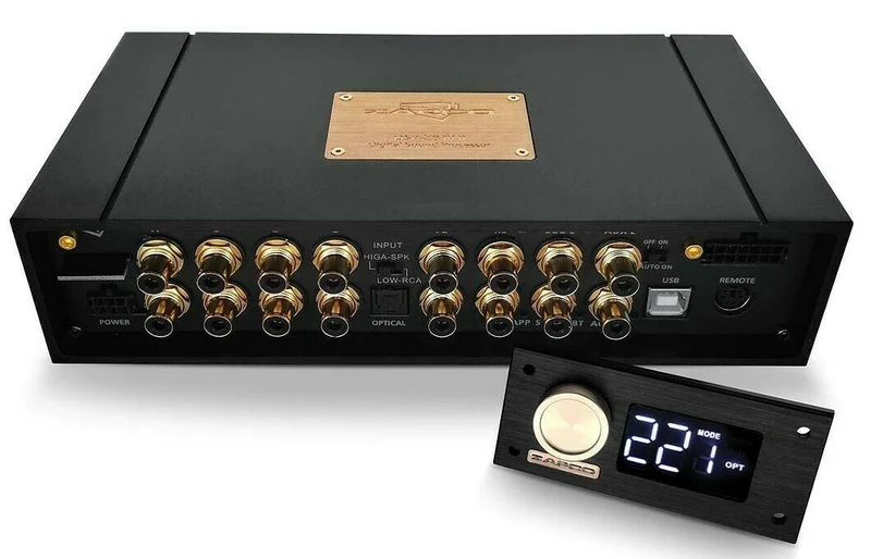 Zapco DSP-Z8 IV II processpore digitale 8 canali con Bluetooth 150 MHz, 32 Bit Pro 48 KHz DSP