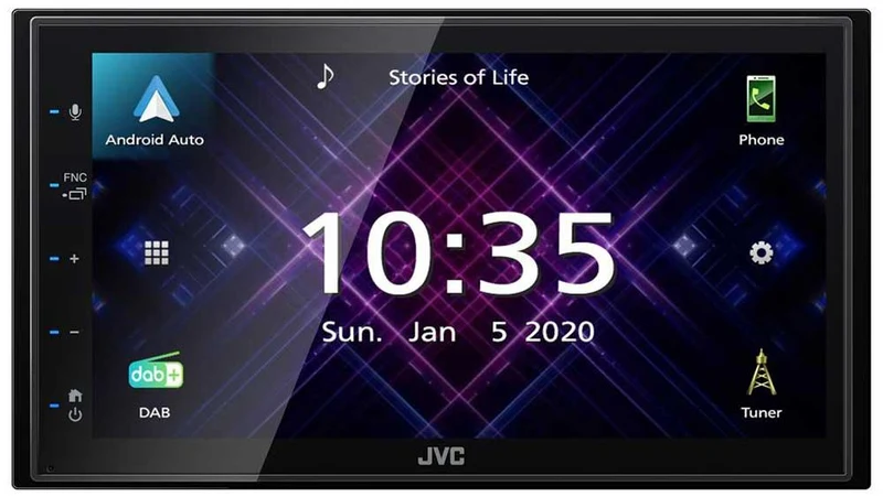 JVC KW-M565DBT autoradio 2 DIN con DAB+ car play e android auto, bluetooth
