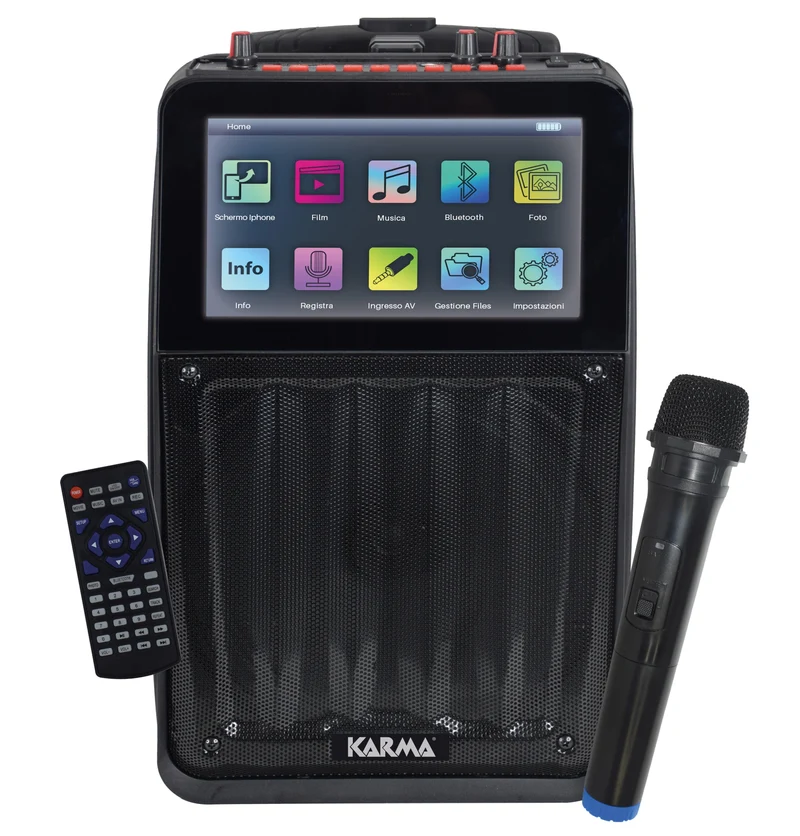 KARMA VISION 8 Diffusore amplificato con schermo