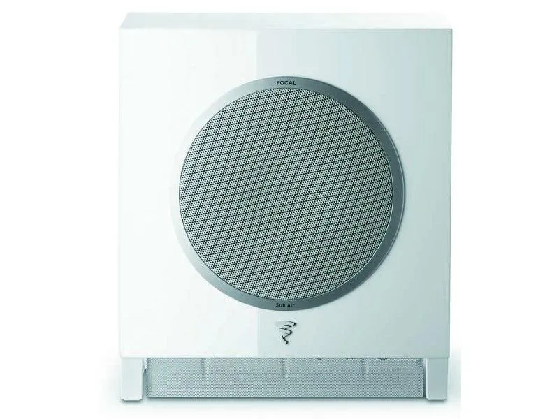Focal SUB AIR BIANCO Subwoofer attivo ultracompatto wireless, amplificazione BASH da 150W