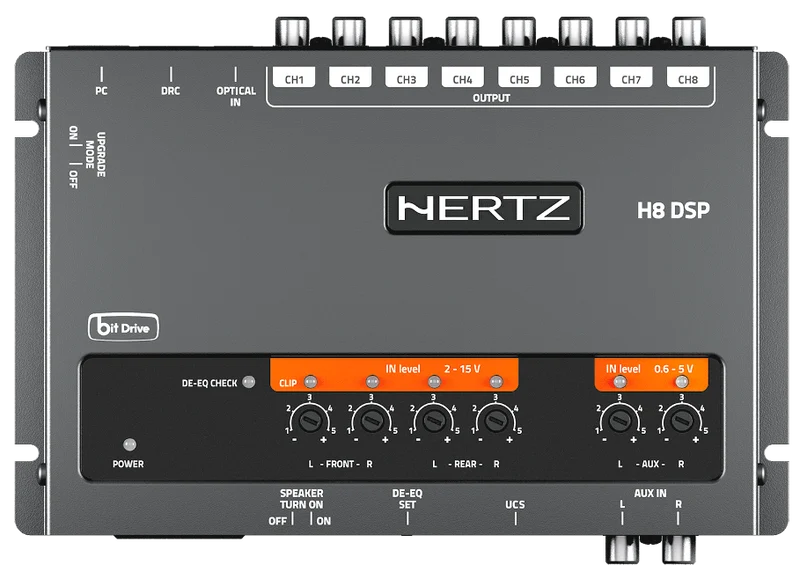 Hertz H8 DSP DRC processore digitale 6 ingressi 8 uscite + DRC HE remote