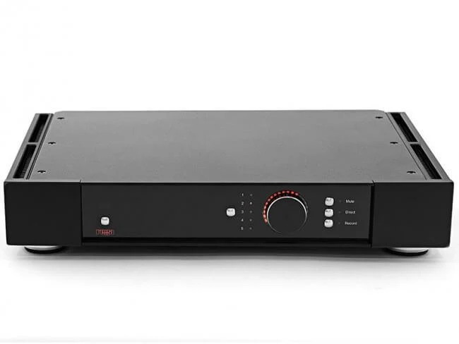 Rega Elicit R amplificatore integrato nero 2x105W con telecomando Solaris e stadio phono MM