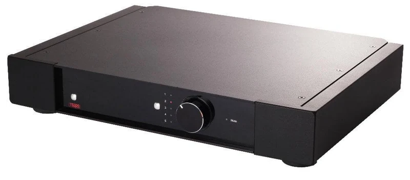 Rega Elex R Amplificatore integrato nero 2x72W con telecomando Solaris e stadio phono MM