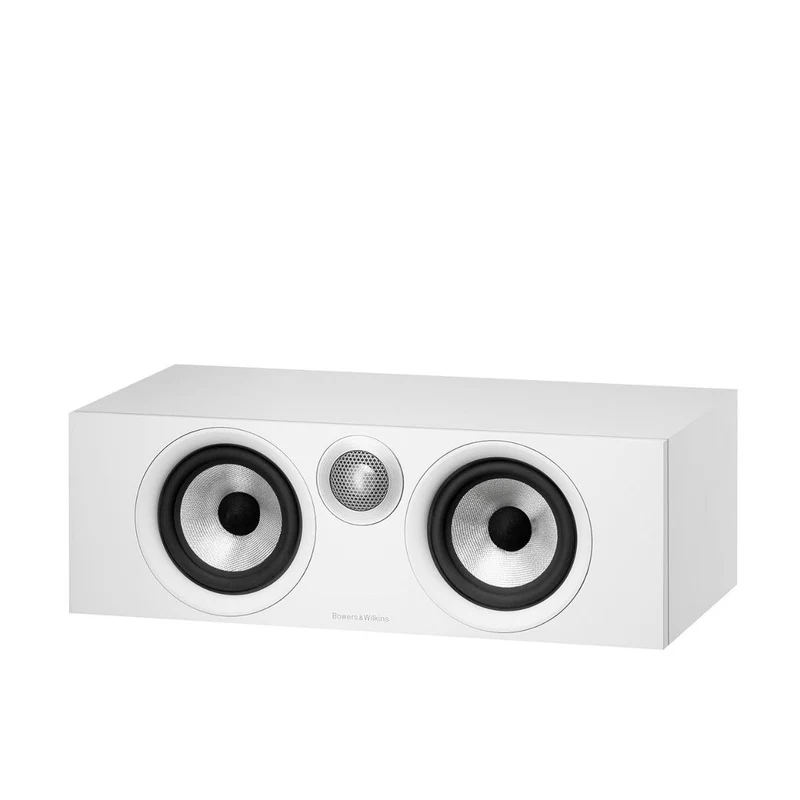B&W HTM6 Canale centrale a 2 vie, bass reflex Flowport, 2 woofer/midrange, BIANCO