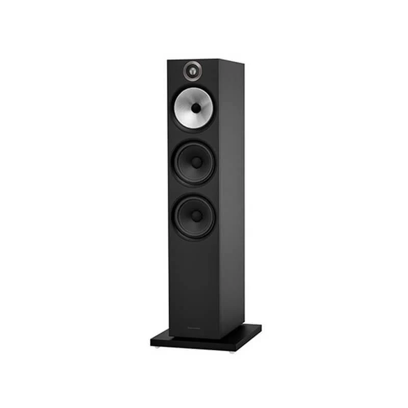 B&W 603 NERO Diffusori da pavimento COPPIA a 3 vie, bass reflex Flowport, HIGH END