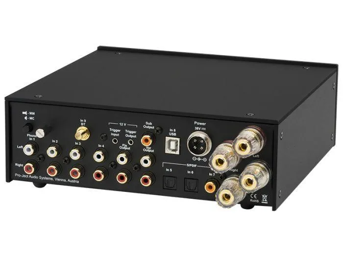 Pro-ject MAIA DS2 BLACK Amplificatore integrato stereo audiophile con DAC e Bluetooth AptX