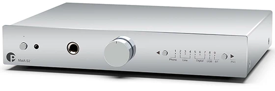 Pro-ject MAIA S2 CHROME Amplificatore integrato audiophile con DAC e Bluetooth AptX