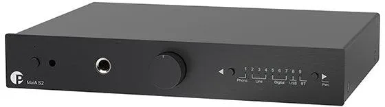 Pro-ject MAIA S2 BLACK Amplificatore integrato stereo con DAC interno e streaming Bluetooth AptX
