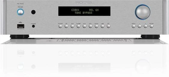 Rotel RC-1572 SILVER Preamplificatore stereo convertitore D/A 32bit/768KHz, trasformatore toroidale