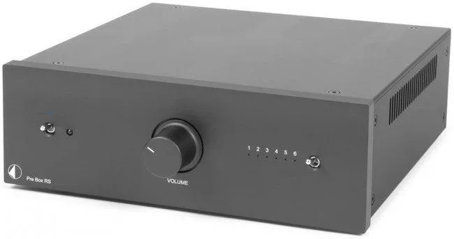 Pro-ject Pre Box RS BLACK Preamplificatore a valvole, circuitazione Dual Mono bilanciata high end