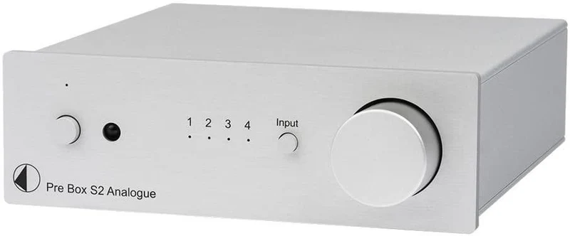Pro-ject PRE BOX S2 ANALOGUE SILVER Preamplificatore stereo analogico