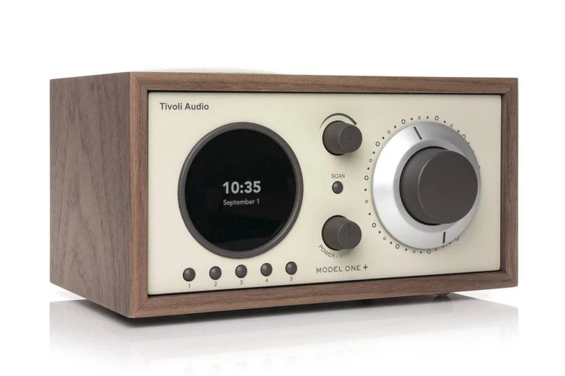 TIVOLI MODEL ONE+ Walnut/Beige - Mini Hifi Bluetooth / DAB+ / FM / Table radio