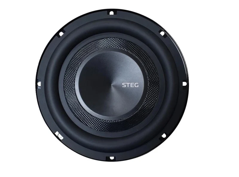 STEG SQ8-2 Subwoofer per auto 8" slim 2x2ohm da 600W alta efficienza