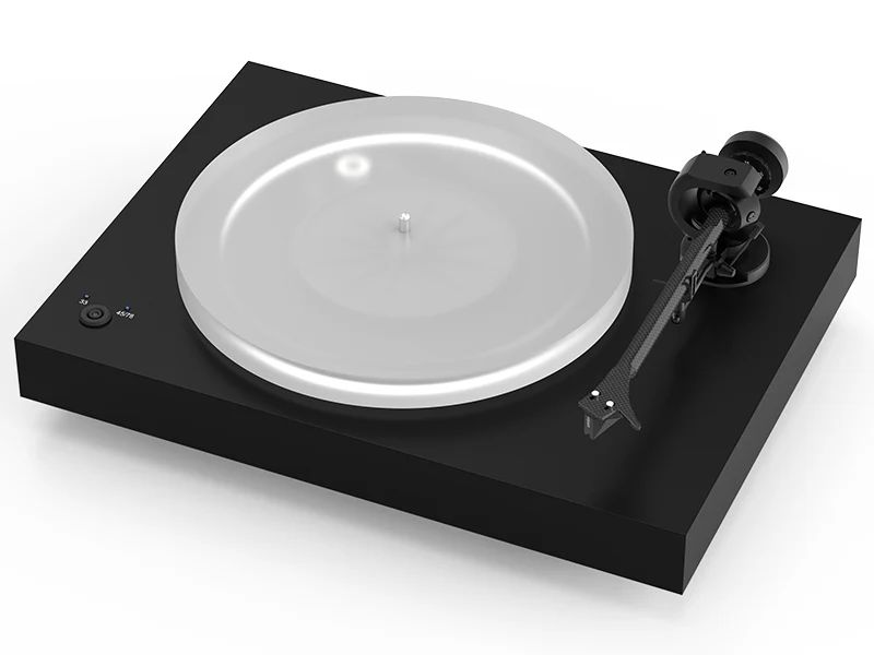 Pro-ject X2 Pick IT 2M SILVER Giradischi HIFI NERO SATINATO compreso di Braccio diritto da 9", trazione a cinghia