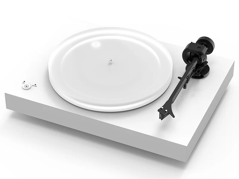 Pro-ject X2 Giradischi HIFI Braccio diritto da 9" BIANCO SATINATO, circuito elettronico di regolazione (senza testina)