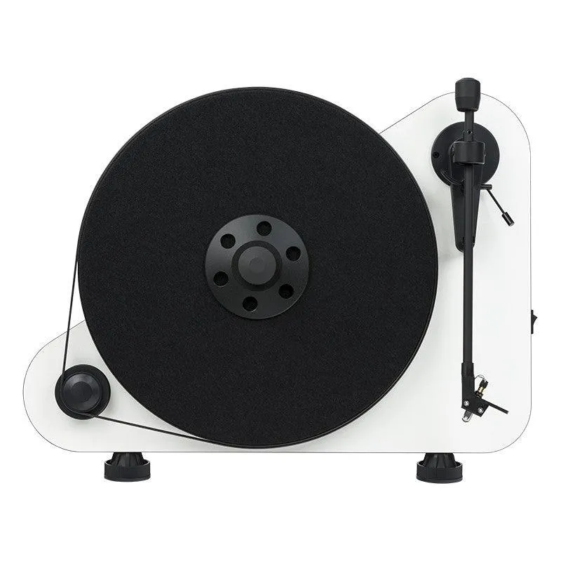 Pro-Ject VTE R BIANCO Giradischi verticale con braccio e testina Ortofon OM5E