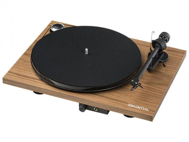Pro-ject ESSENTIAL III HP Giradischi hifi testina Ortofon stadio PHONO MM, NOCE