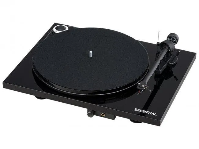 Pro-ject ESSENTIAL III HP Giradischi hifi testina Ortofon stadio PHONO MM, NERO