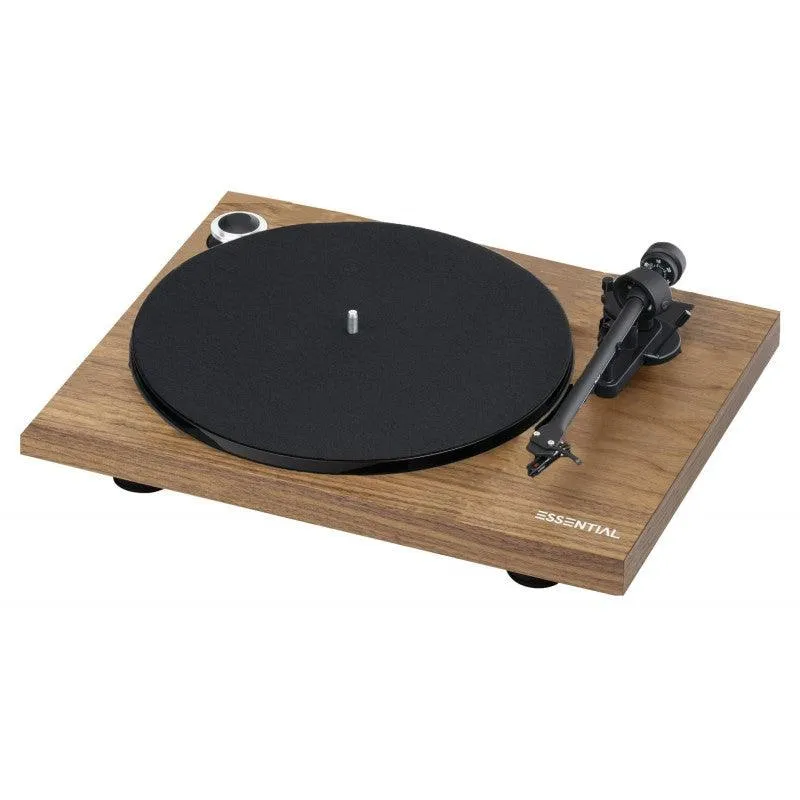 PRO-JECT ESSENTIAL III BLUETOOTH NOCE braccio e testina Ortofon OM10, GAR. ITALIA
