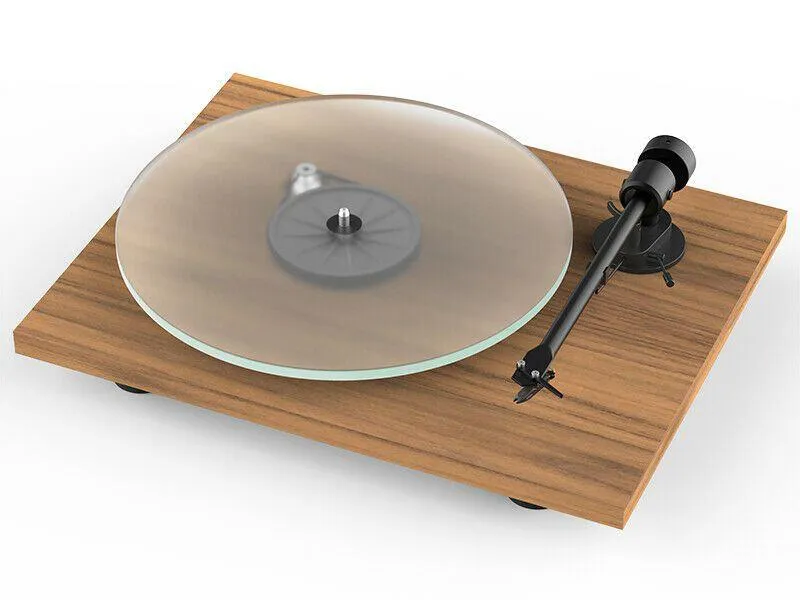 Pro-ject T1 BLUETOOTH NOCE giradischi hifi testina Ortofon OM5E stadio Phono MM - Gar. ITALIA
