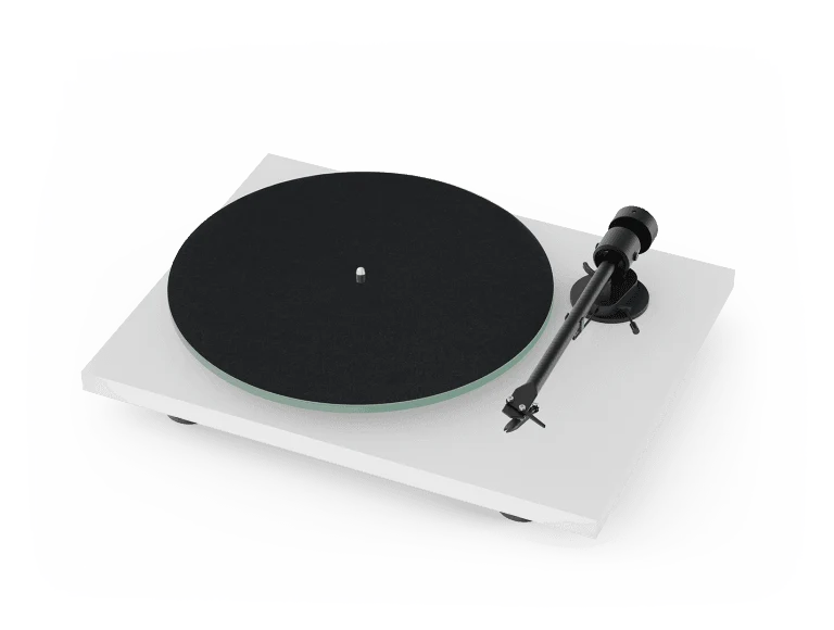 Pro-ject T1 BLUETOOTH giradischi hifi testina Ortofon OM5E stadio Phono MM, BIANCO