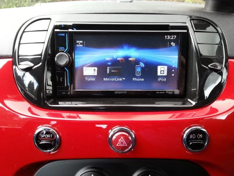 ACV APF-F381094-33-2FI Fiat 500 e Fiat 500 C dal 2007 al 2015 kit installazione doppio DIN