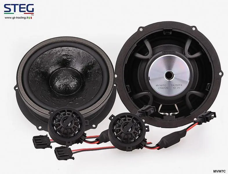 STEG MVW7C kit altoparlanti custom per VW VOLKSWAGEN Made in Italy!