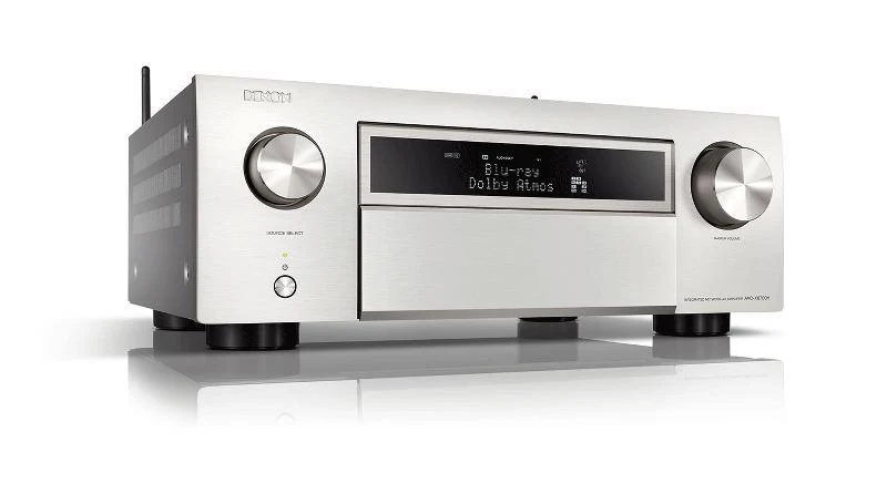 Denon AVC-X6700H SILVER Amplificatore AV 8K a 11.2 canali con audio 3D, HEOS Built-in e HDMI 2.1