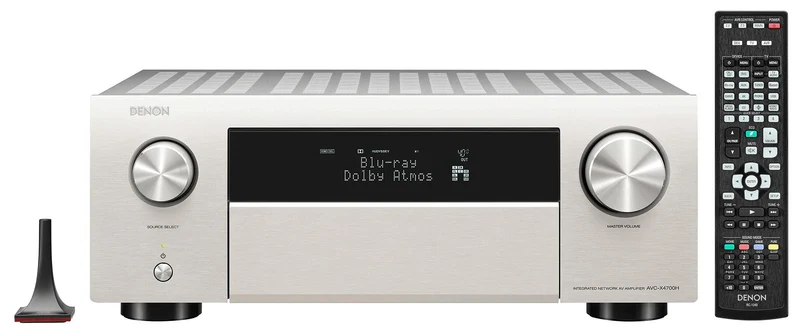 Denon AVC-X4700H SILVER amplificatore AV 9.2 canali 8k/4k 200W HDR10+