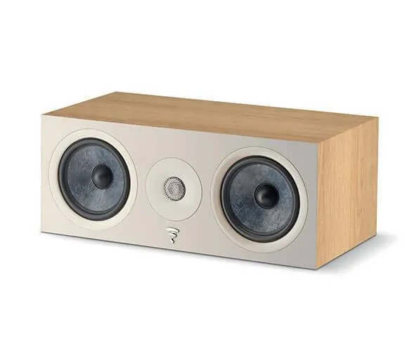 Focal CHORA CC diffusore centrale, Legno Chiaro, 2 vie, cassa chiusa, doppio woofer Slatefiber, tweeter concavo, 200 W