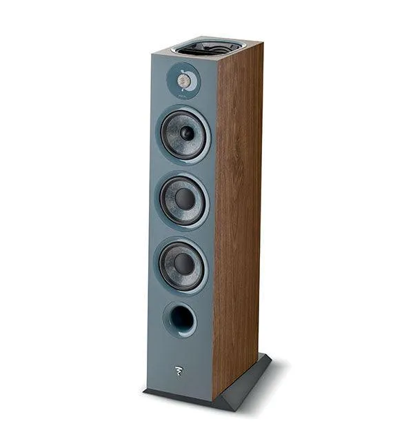 Focal chora 826D COPPIA diffusori da pavimento, Legno Scuro, 3 vie + 1 via per Atmos, 250W